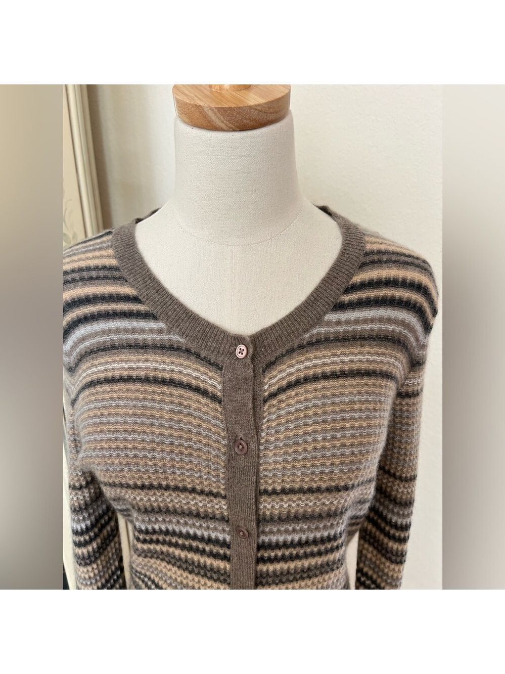 NWOT Kinross Cashmere Duster Button Up Size L